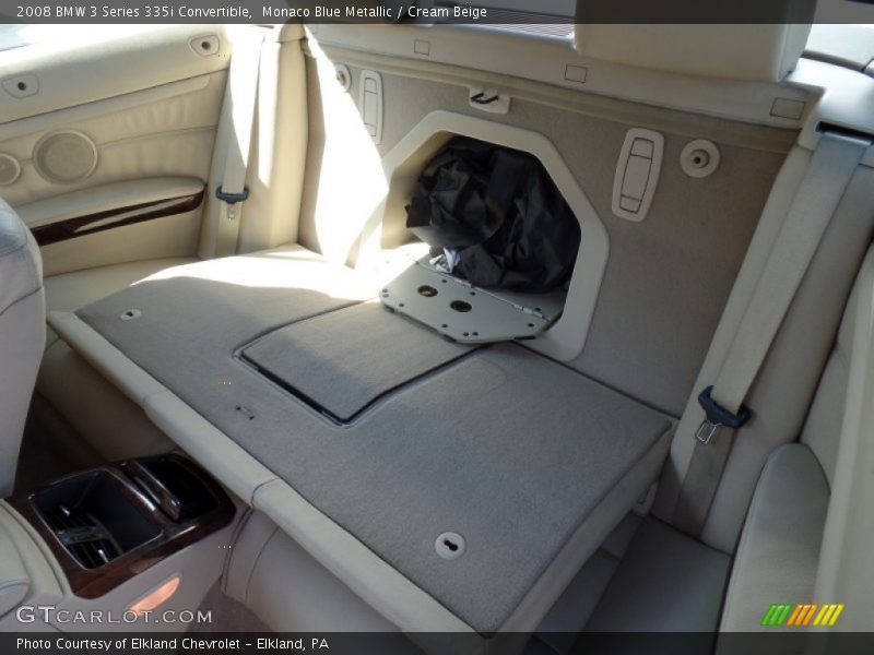Monaco Blue Metallic / Cream Beige 2008 BMW 3 Series 335i Convertible