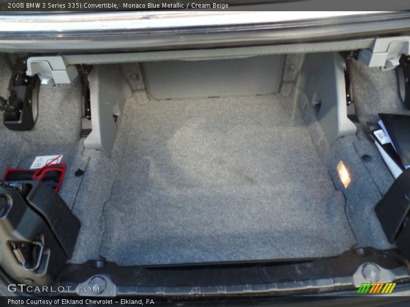 Monaco Blue Metallic / Cream Beige 2008 BMW 3 Series 335i Convertible