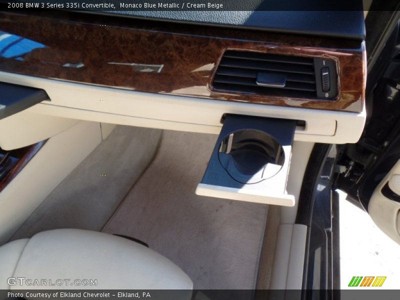 Monaco Blue Metallic / Cream Beige 2008 BMW 3 Series 335i Convertible