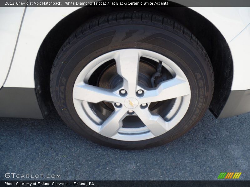 White Diamond Tricoat / Jet Black/Ceramic White Accents 2012 Chevrolet Volt Hatchback