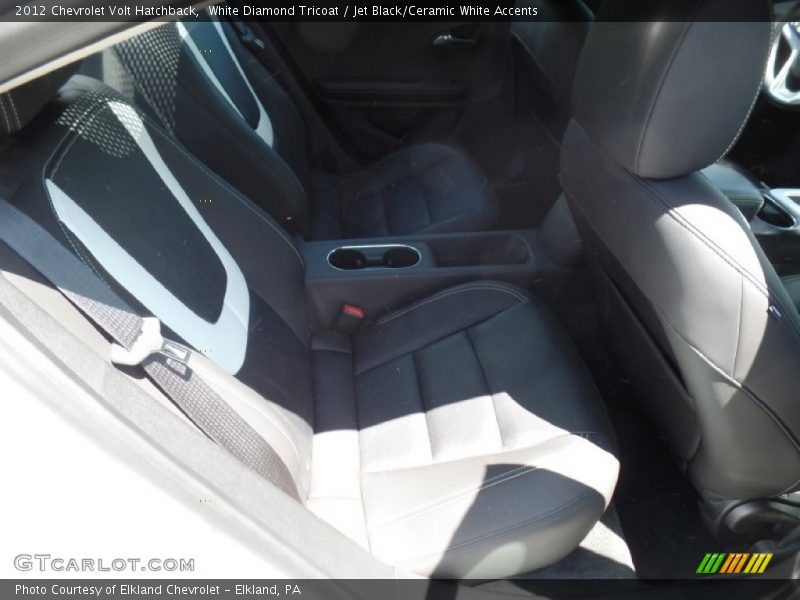White Diamond Tricoat / Jet Black/Ceramic White Accents 2012 Chevrolet Volt Hatchback