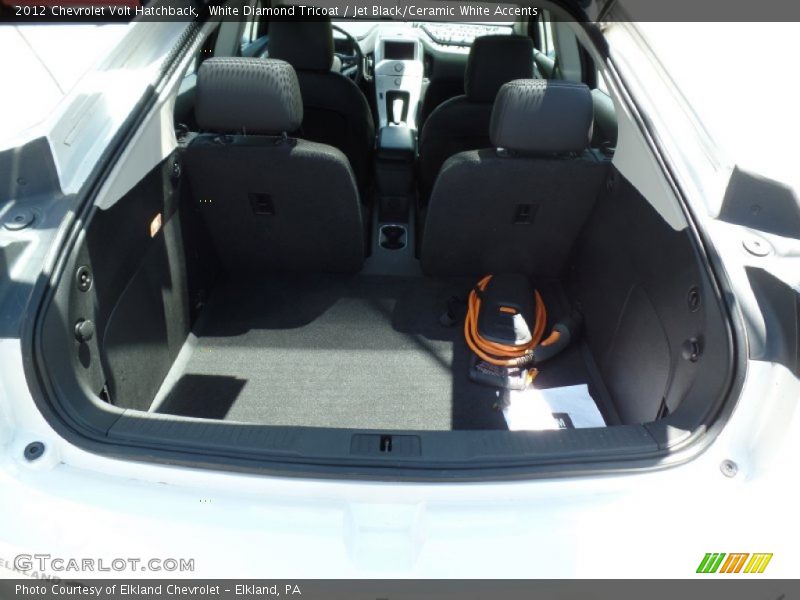 White Diamond Tricoat / Jet Black/Ceramic White Accents 2012 Chevrolet Volt Hatchback