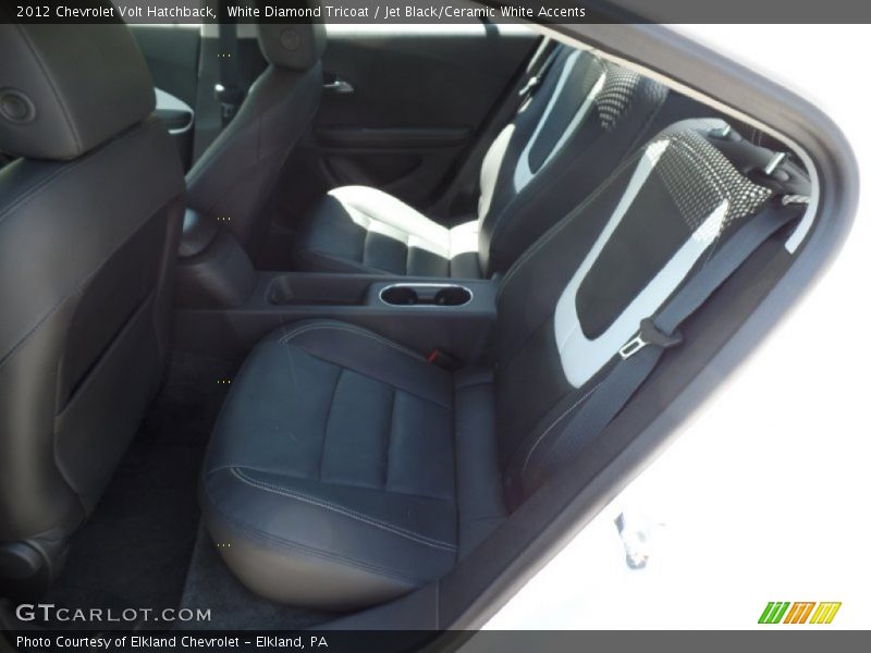 White Diamond Tricoat / Jet Black/Ceramic White Accents 2012 Chevrolet Volt Hatchback
