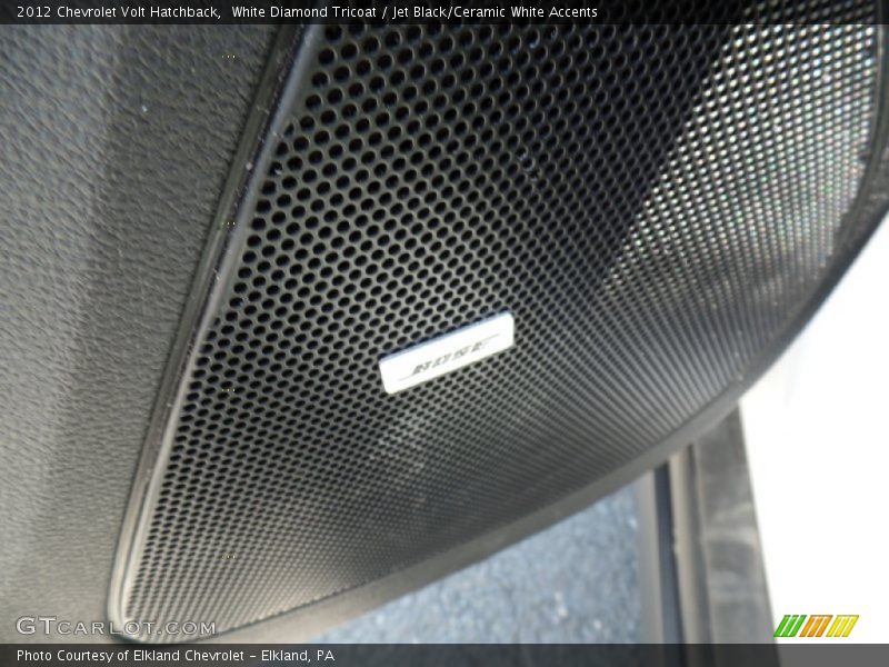 White Diamond Tricoat / Jet Black/Ceramic White Accents 2012 Chevrolet Volt Hatchback