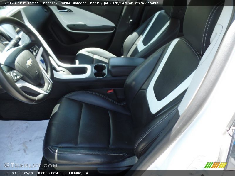 White Diamond Tricoat / Jet Black/Ceramic White Accents 2012 Chevrolet Volt Hatchback