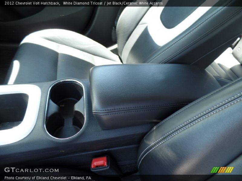 White Diamond Tricoat / Jet Black/Ceramic White Accents 2012 Chevrolet Volt Hatchback