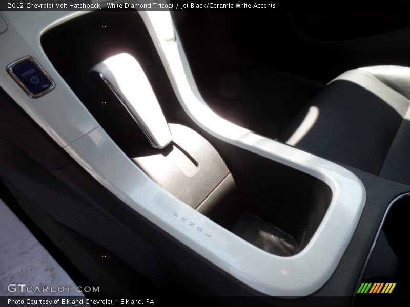 White Diamond Tricoat / Jet Black/Ceramic White Accents 2012 Chevrolet Volt Hatchback