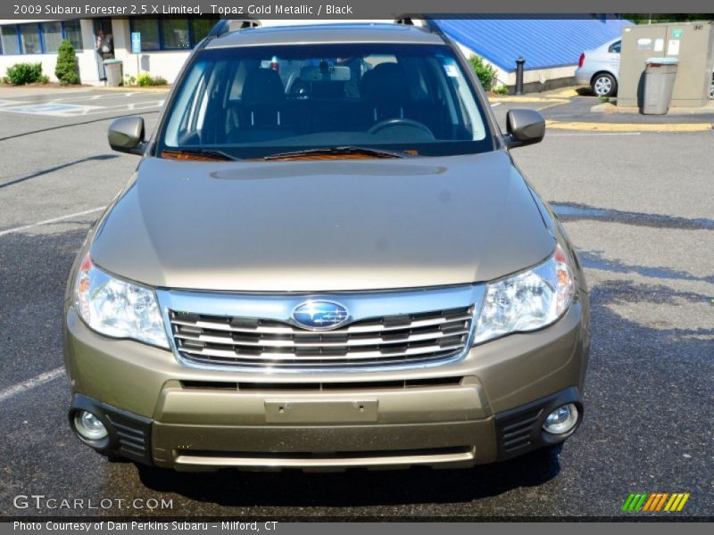 Topaz Gold Metallic / Black 2009 Subaru Forester 2.5 X Limited