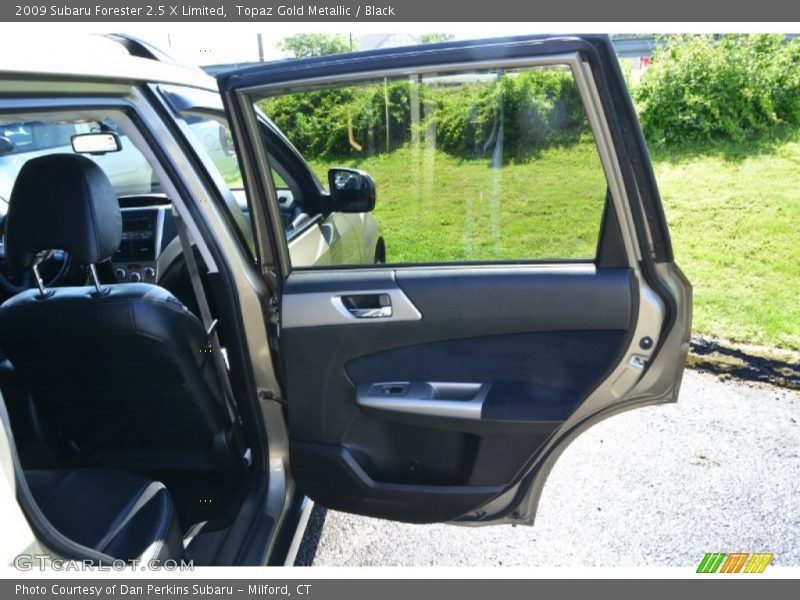 Topaz Gold Metallic / Black 2009 Subaru Forester 2.5 X Limited