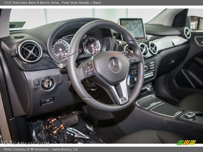 Polar Silver Metallic / Black 2015 Mercedes-Benz B Electric Drive