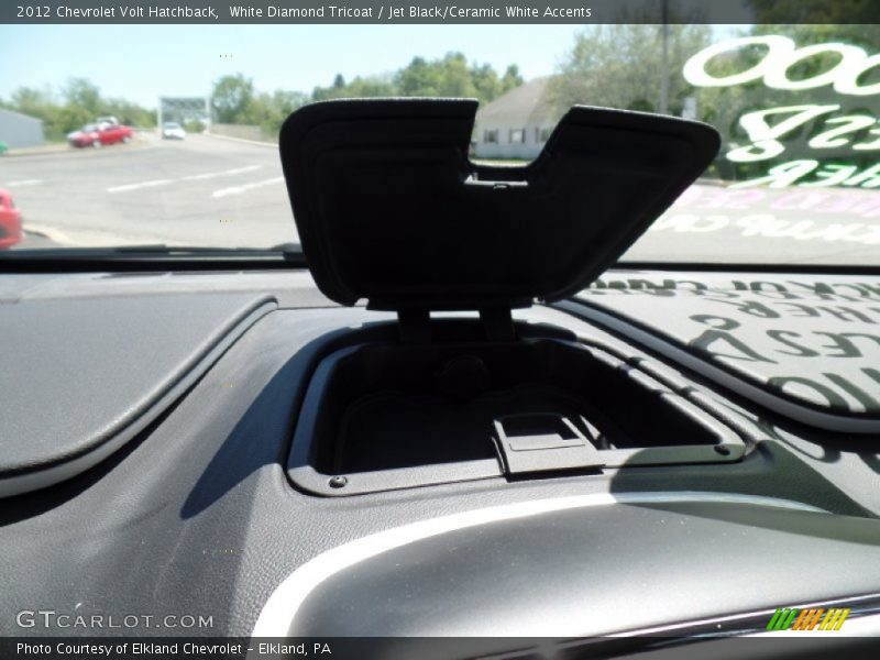 White Diamond Tricoat / Jet Black/Ceramic White Accents 2012 Chevrolet Volt Hatchback