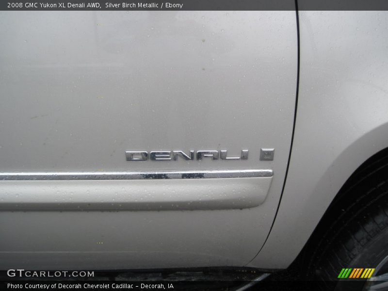 Silver Birch Metallic / Ebony 2008 GMC Yukon XL Denali AWD