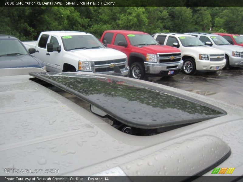 Silver Birch Metallic / Ebony 2008 GMC Yukon XL Denali AWD