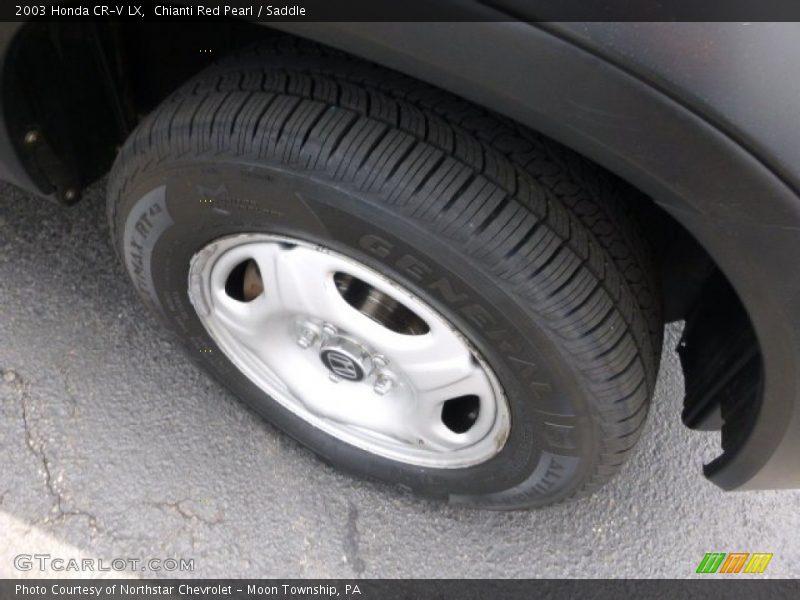Chianti Red Pearl / Saddle 2003 Honda CR-V LX