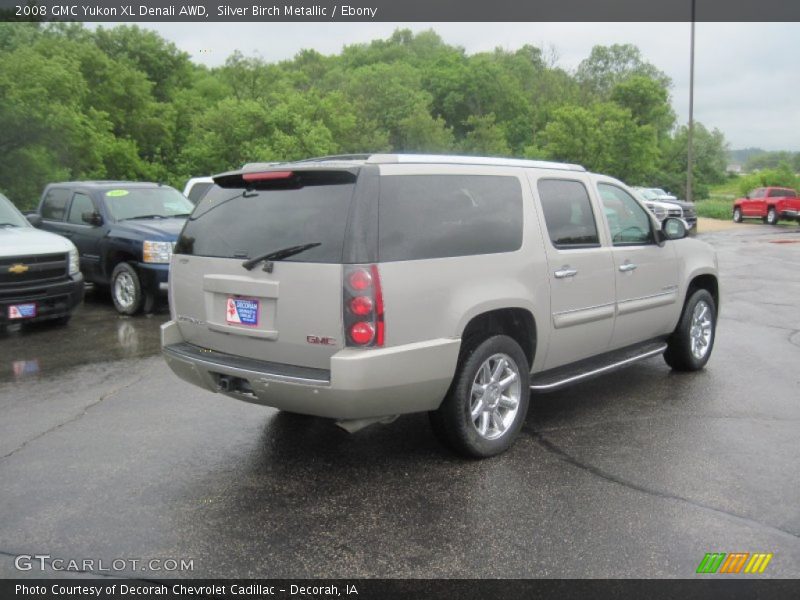 Silver Birch Metallic / Ebony 2008 GMC Yukon XL Denali AWD