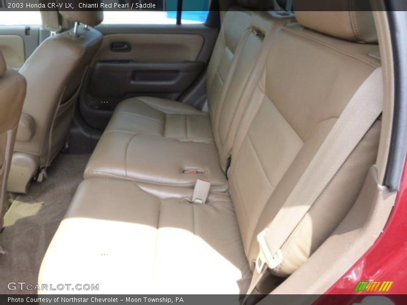 Chianti Red Pearl / Saddle 2003 Honda CR-V LX