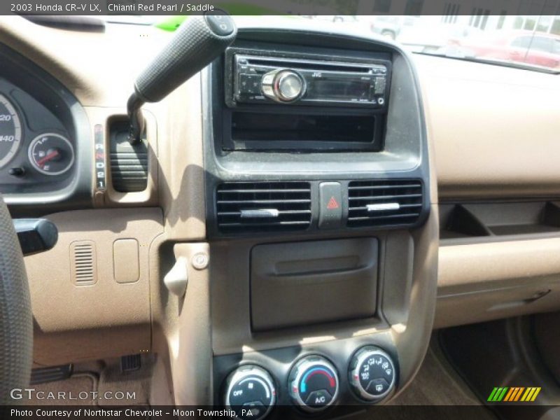 Chianti Red Pearl / Saddle 2003 Honda CR-V LX