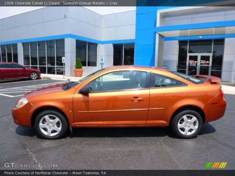 Sunburst Orange Metallic / Gray 2006 Chevrolet Cobalt LS Coupe