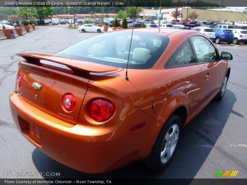 Sunburst Orange Metallic / Gray 2006 Chevrolet Cobalt LS Coupe