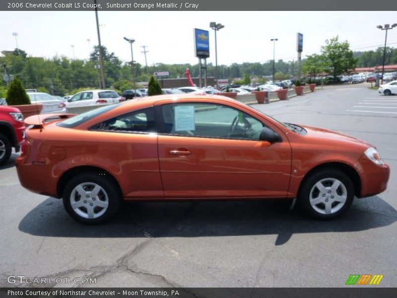 Sunburst Orange Metallic / Gray 2006 Chevrolet Cobalt LS Coupe