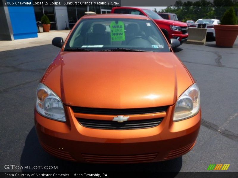Sunburst Orange Metallic / Gray 2006 Chevrolet Cobalt LS Coupe
