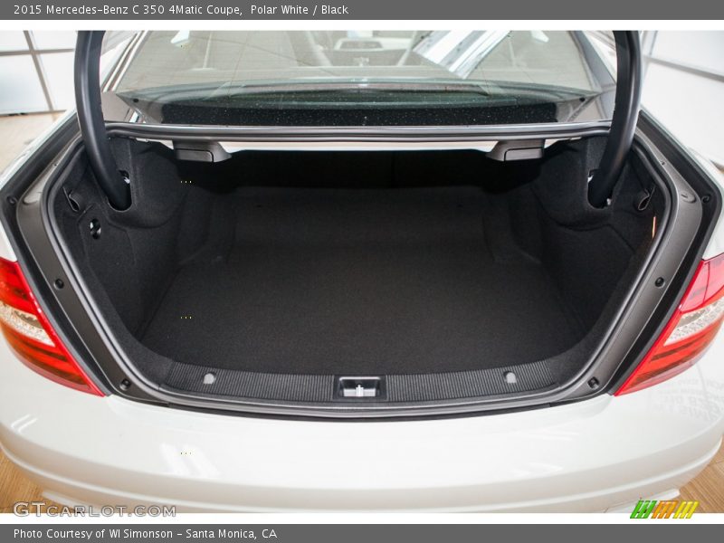 Polar White / Black 2015 Mercedes-Benz C 350 4Matic Coupe