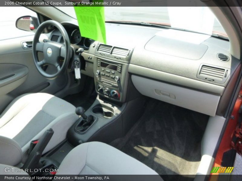 Sunburst Orange Metallic / Gray 2006 Chevrolet Cobalt LS Coupe