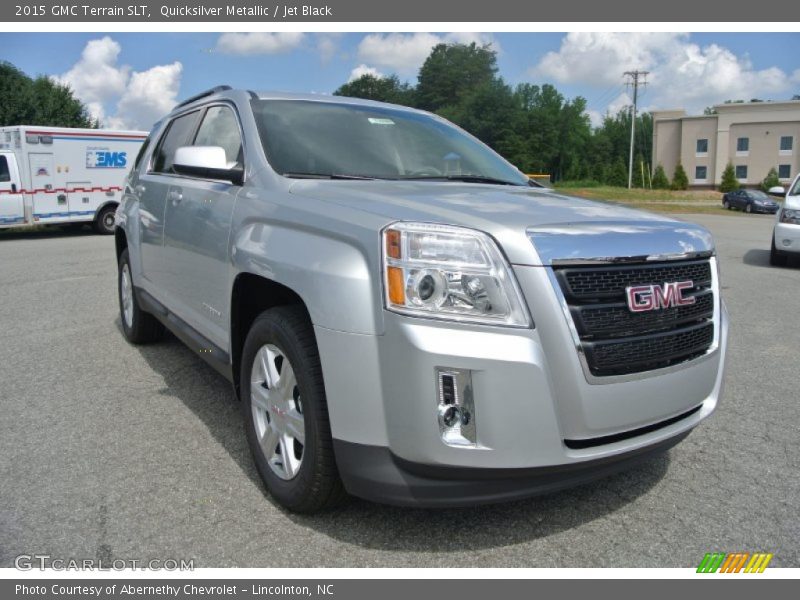 Quicksilver Metallic / Jet Black 2015 GMC Terrain SLT