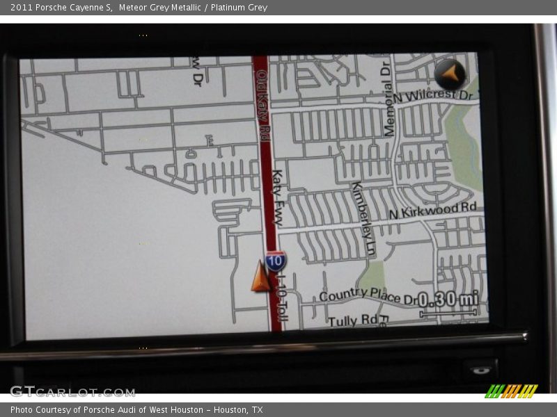 Meteor Grey Metallic / Platinum Grey 2011 Porsche Cayenne S