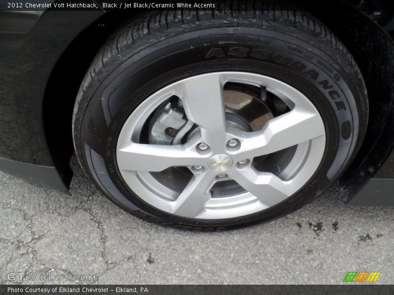 Black / Jet Black/Ceramic White Accents 2012 Chevrolet Volt Hatchback