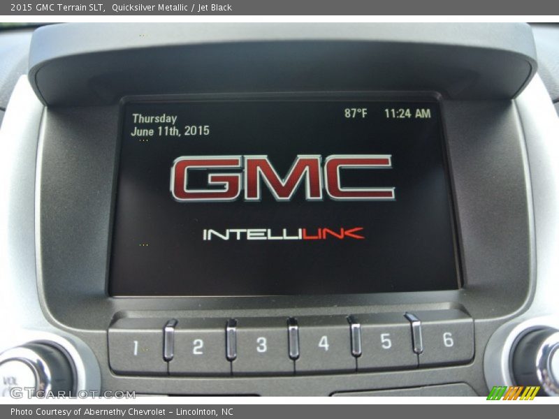 Quicksilver Metallic / Jet Black 2015 GMC Terrain SLT