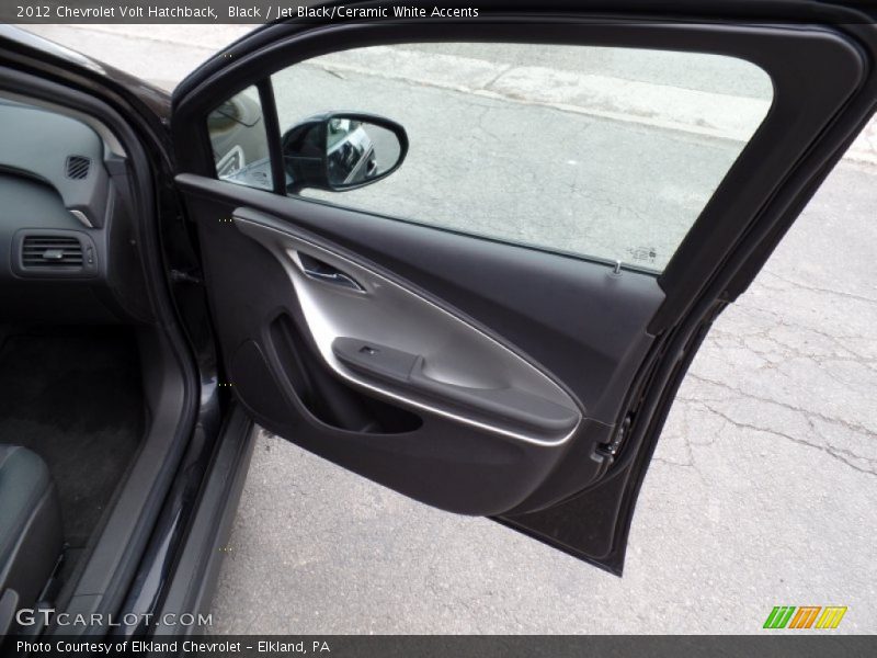 Black / Jet Black/Ceramic White Accents 2012 Chevrolet Volt Hatchback