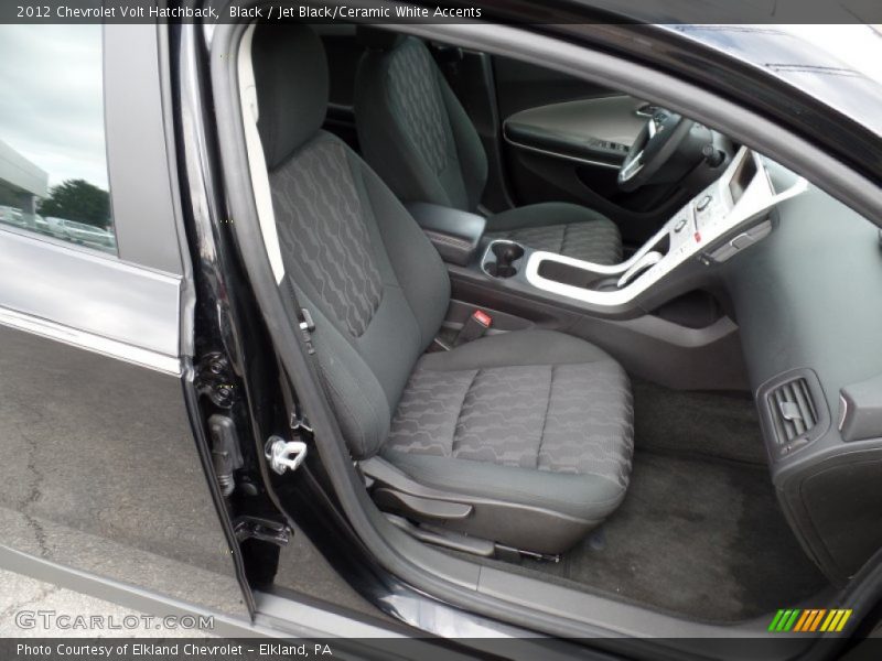 Black / Jet Black/Ceramic White Accents 2012 Chevrolet Volt Hatchback