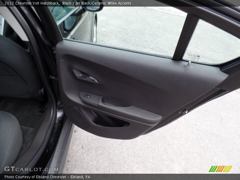 Black / Jet Black/Ceramic White Accents 2012 Chevrolet Volt Hatchback