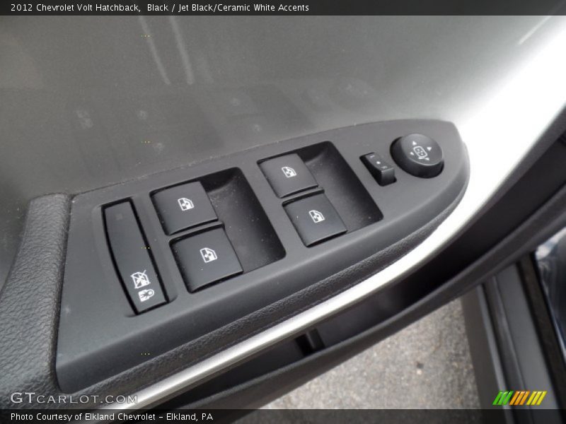 Black / Jet Black/Ceramic White Accents 2012 Chevrolet Volt Hatchback