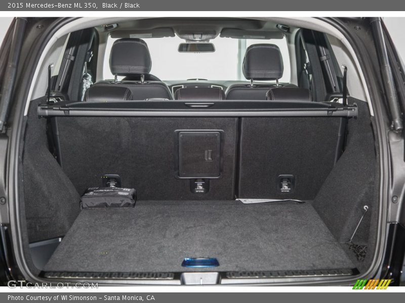 Black / Black 2015 Mercedes-Benz ML 350