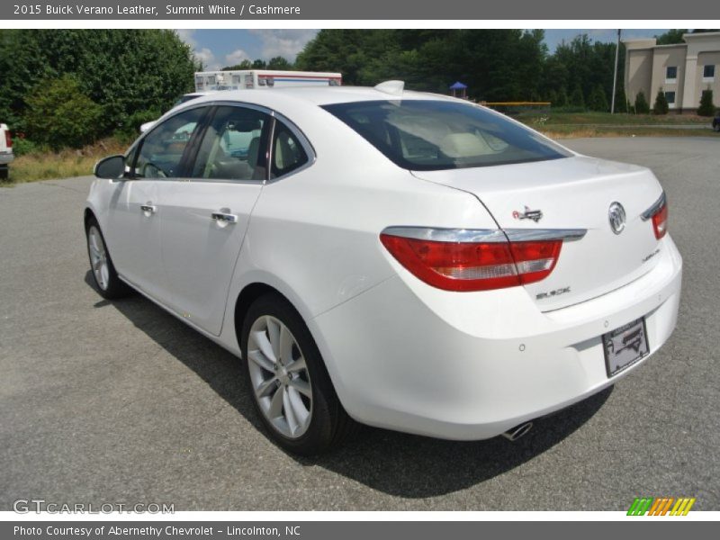 Summit White / Cashmere 2015 Buick Verano Leather