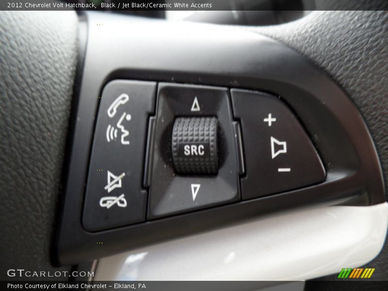 Black / Jet Black/Ceramic White Accents 2012 Chevrolet Volt Hatchback