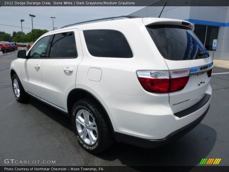 Stone White / Dark Graystone/Medium Graystone 2012 Dodge Durango Crew