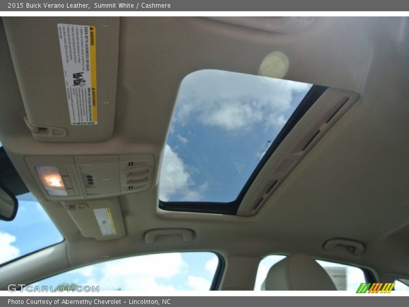 Summit White / Cashmere 2015 Buick Verano Leather