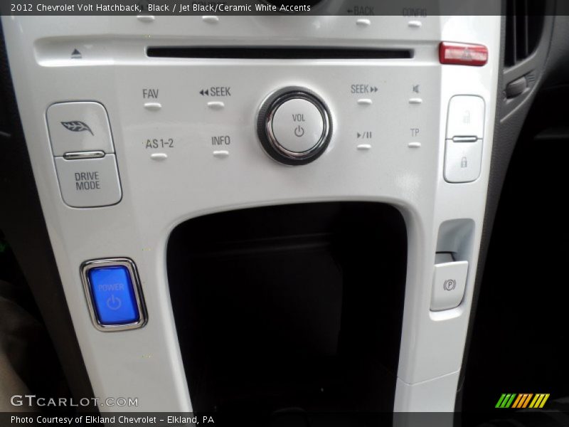 Black / Jet Black/Ceramic White Accents 2012 Chevrolet Volt Hatchback