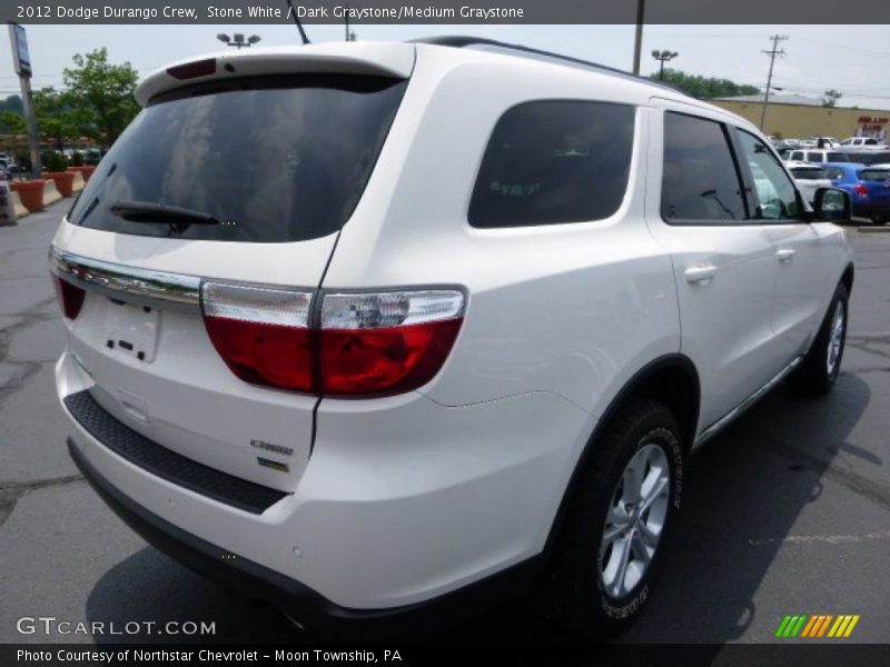 Stone White / Dark Graystone/Medium Graystone 2012 Dodge Durango Crew