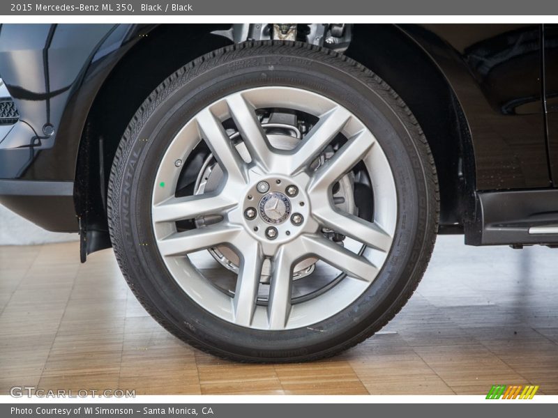 Black / Black 2015 Mercedes-Benz ML 350