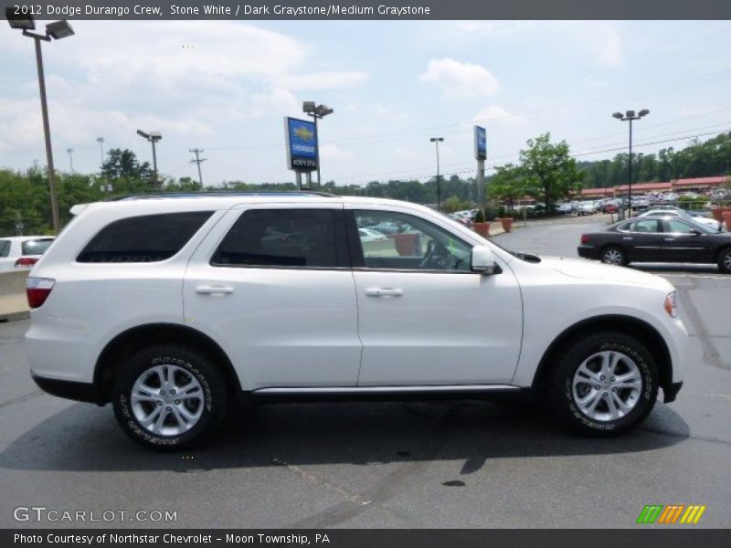 Stone White / Dark Graystone/Medium Graystone 2012 Dodge Durango Crew