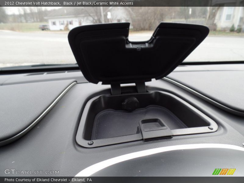 Black / Jet Black/Ceramic White Accents 2012 Chevrolet Volt Hatchback