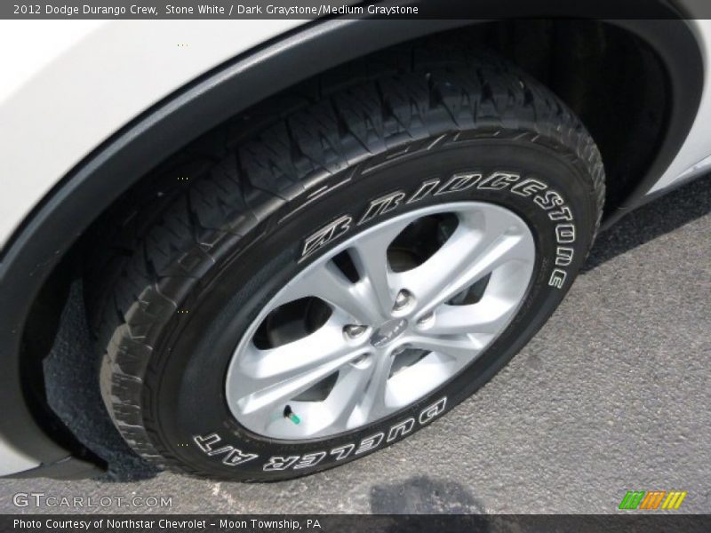 Stone White / Dark Graystone/Medium Graystone 2012 Dodge Durango Crew