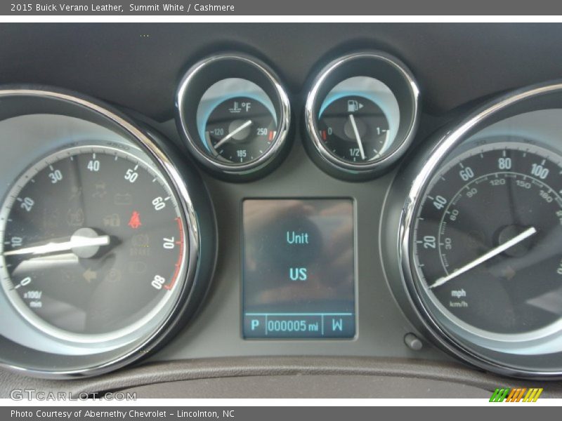 Summit White / Cashmere 2015 Buick Verano Leather