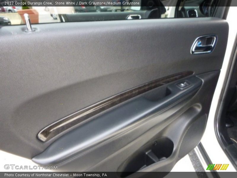 Stone White / Dark Graystone/Medium Graystone 2012 Dodge Durango Crew
