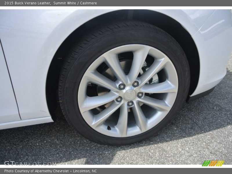 Summit White / Cashmere 2015 Buick Verano Leather