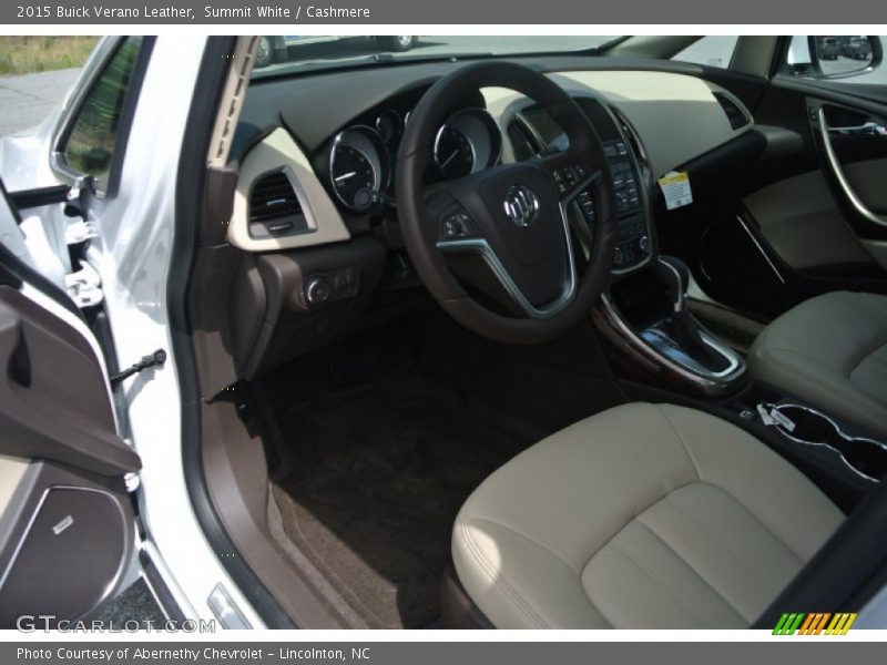Summit White / Cashmere 2015 Buick Verano Leather